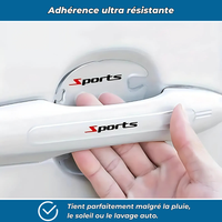 HandGrip PRO Édition Sport – Films protecteurs anti-rayures pour poignées de voiture (pack de 8)