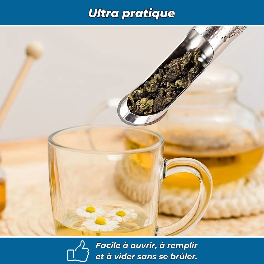 Infuzéo – Filtres à thé pratiques et élégants (pack de 2)
