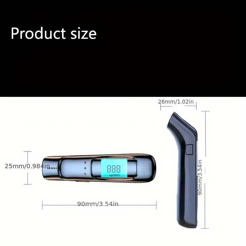 Alcotex™ – Éthylotest Électronique Portable à Lecture Rapide et Écran LCD