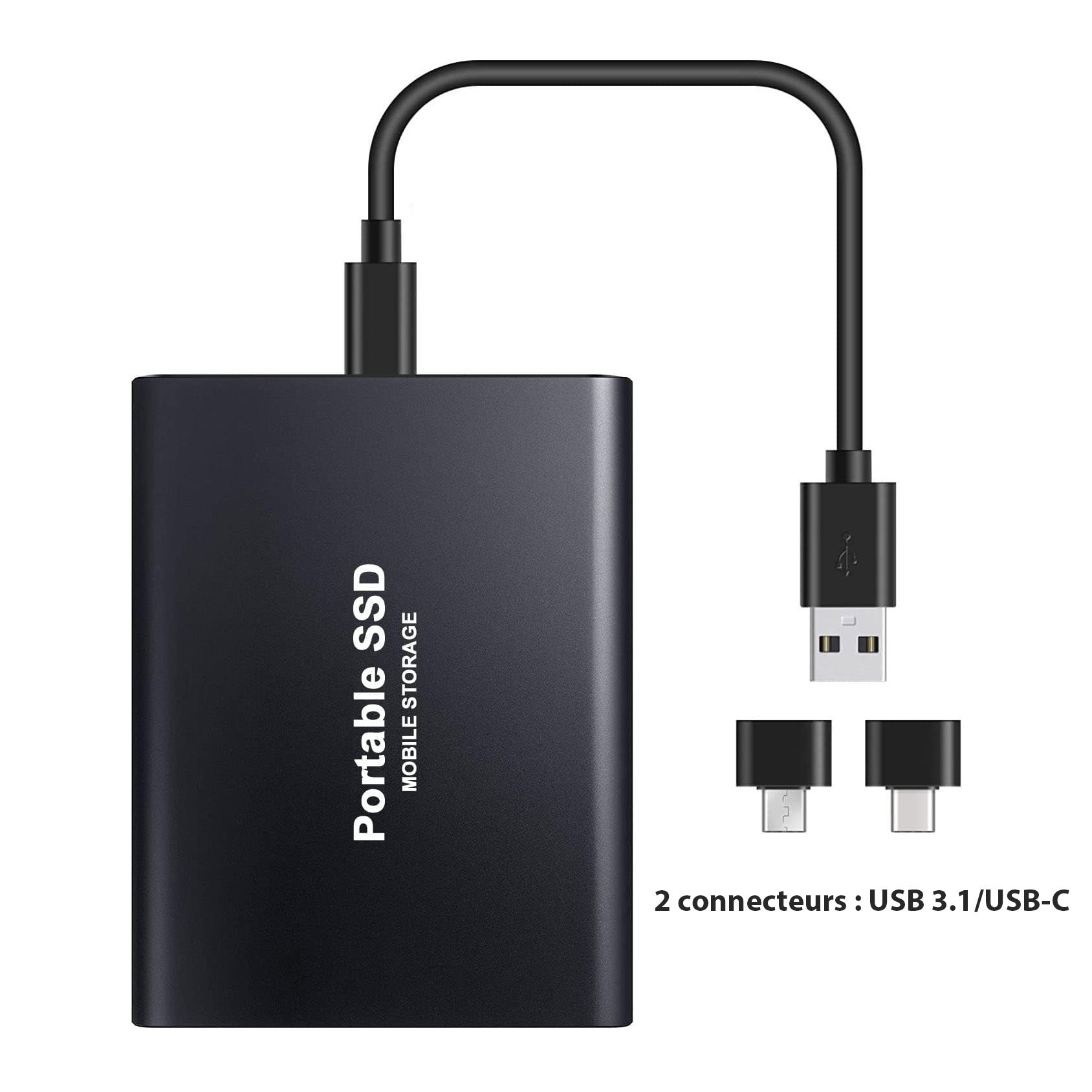 UltraStorage™ – Disque Dur Externe SSD Ultra Rapide et Compact