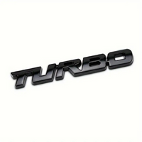 TurboStyle – Autocollant métal sport pour carrosserie auto