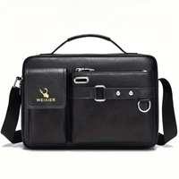 Sac bandoulière homme multi-compartiments