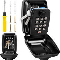 SecureKey – Boîte à clés extérieure murale avec code à 12 chiffres réinitialisable