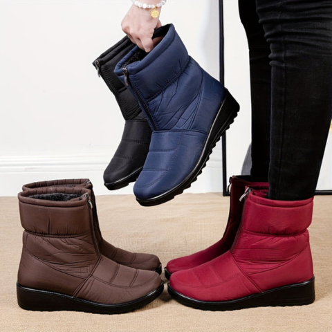 Bottes d'hiver doublées de fourrure