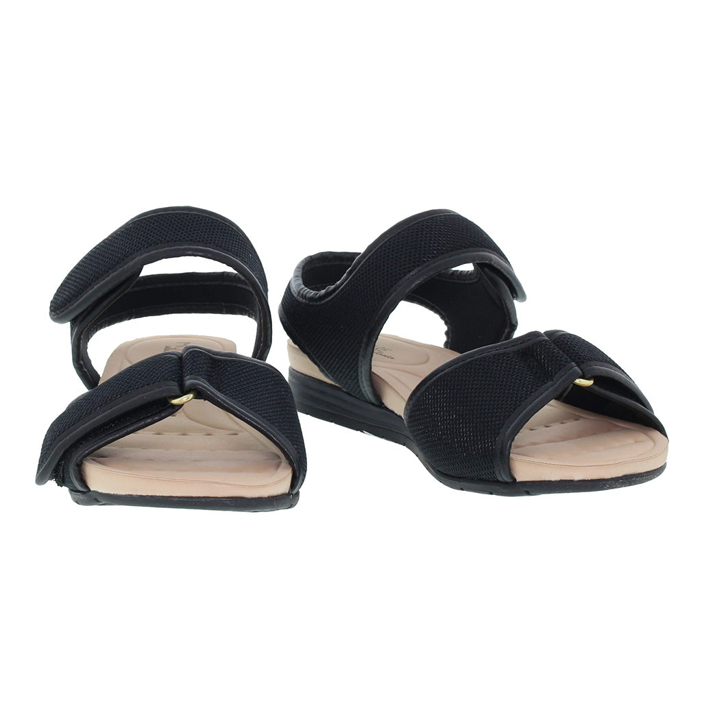 Sandale anti-transpirante velcro ultra-confortable pour femmes avec semelle Dry-Tech