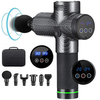 Pistolet de Massage Musculaire Puissant - Appareil de Massage Intensif 30 Vitesses - Santeova