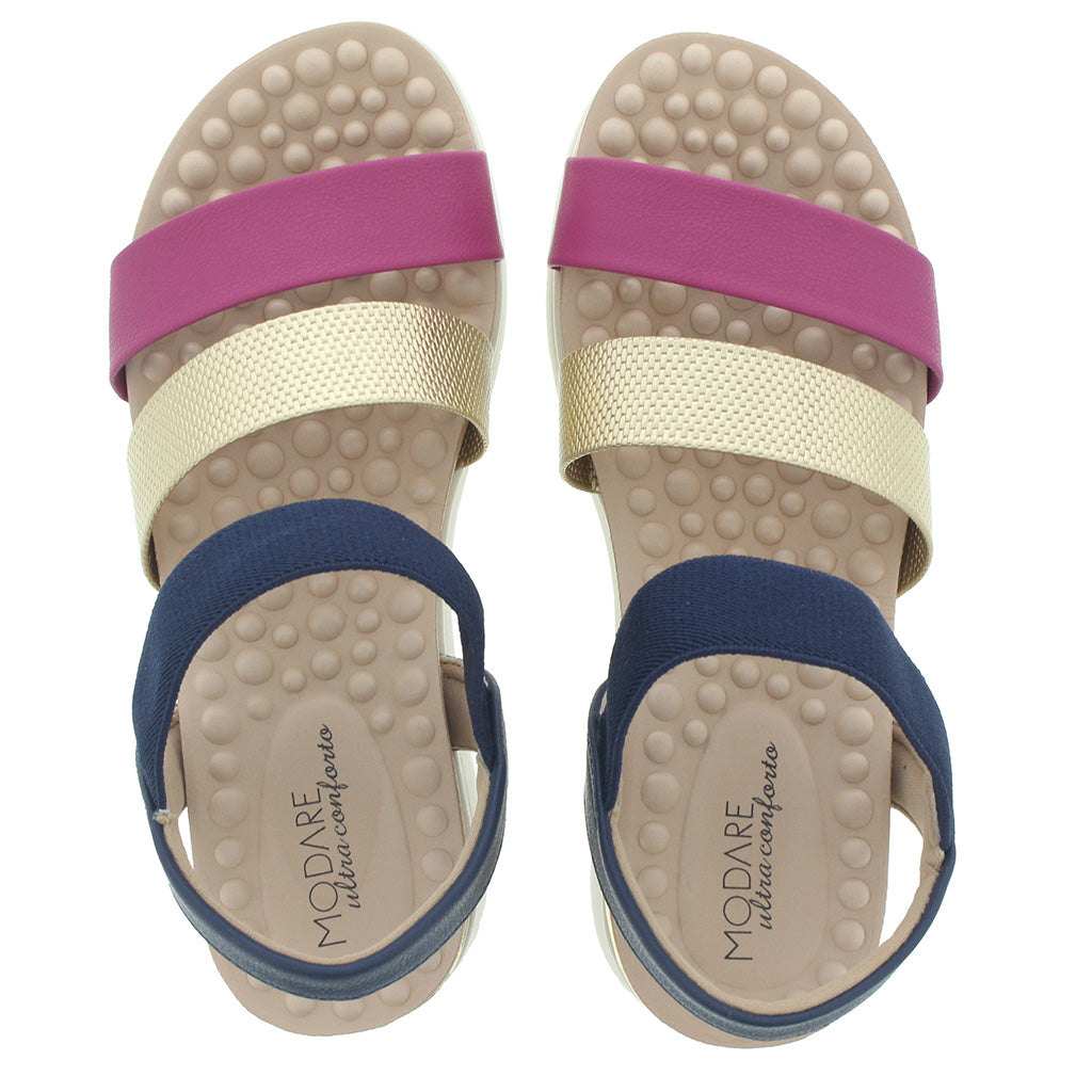 Sandales ultra-douces à talon métallique pour femmes (REFLEX-SENSE)