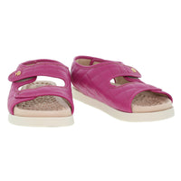 Sandale plate velcro ultra-douce avec semelle Reflex-Sense pour femmes