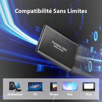 UltraStorage™ – Disque Dur Externe SSD Ultra Rapide et Compact