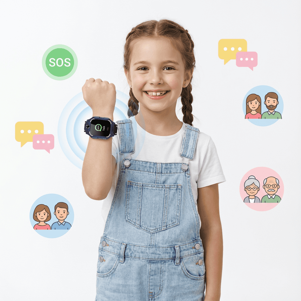 Comfexia™ – Montre GPS Pour Enfant avec Fonction d'Alertes