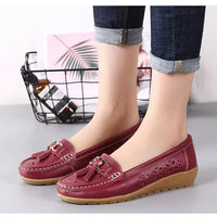 Mocassins respirants à enfiler pour femme
