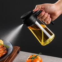 Vaporisateur d’huile d’olive 2 en 1 | Spray et verseur pratique pour cuisson, salade et barbecue