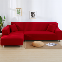 Housse extensible pour canapé d'angle – Lot de 2