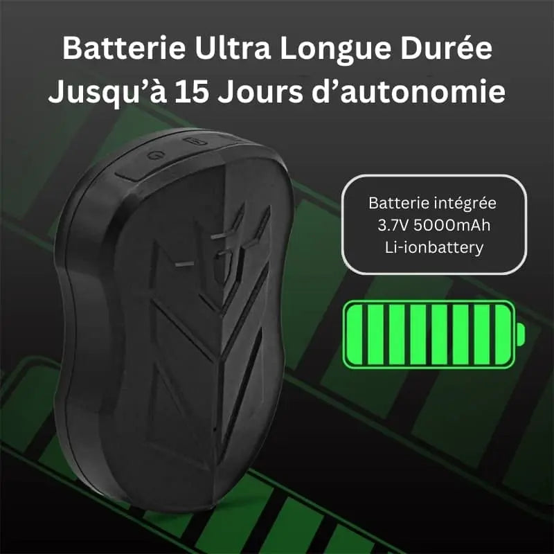 GPSTrack™ – Traceur GPS Voiture Étanche avec Surveillance Vocale & Autonomie 5000mAh