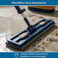 Cleanova | Balai serpillière rotatif avec technologie essorage intégré