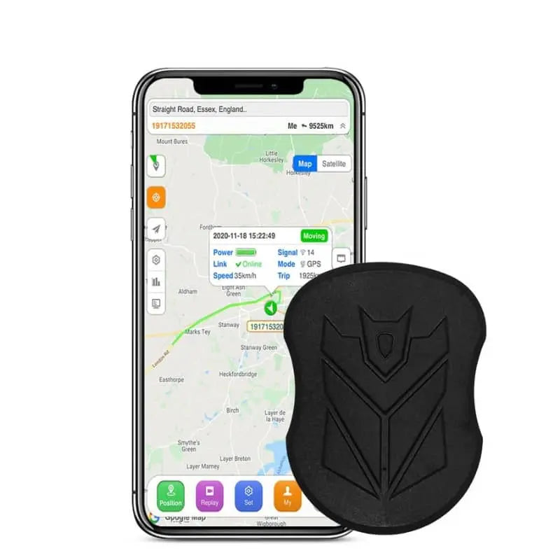 GPSTrack™ – Traceur GPS Voiture Étanche avec Surveillance Vocale & Autonomie 5000mAh