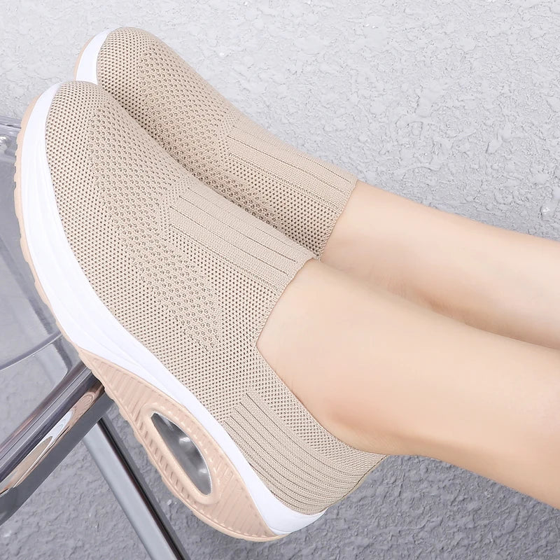 Airthéna™ – Basket Orthopédique Femme à Semelle Air et Maintien Optimal