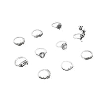 Pack d'Anneaux de la Forêt Enchantée en Argent Antique