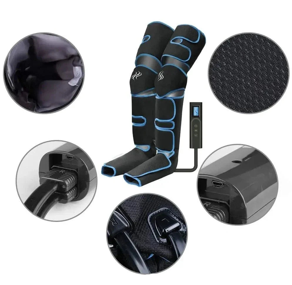 FlexiZen™ – Appareil de Massage Pieds & Jambes avec Chaleur Réconfortante