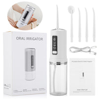 AquaBright™ – Hydropulseur Dentaire Portable pour un Nettoyage Complet