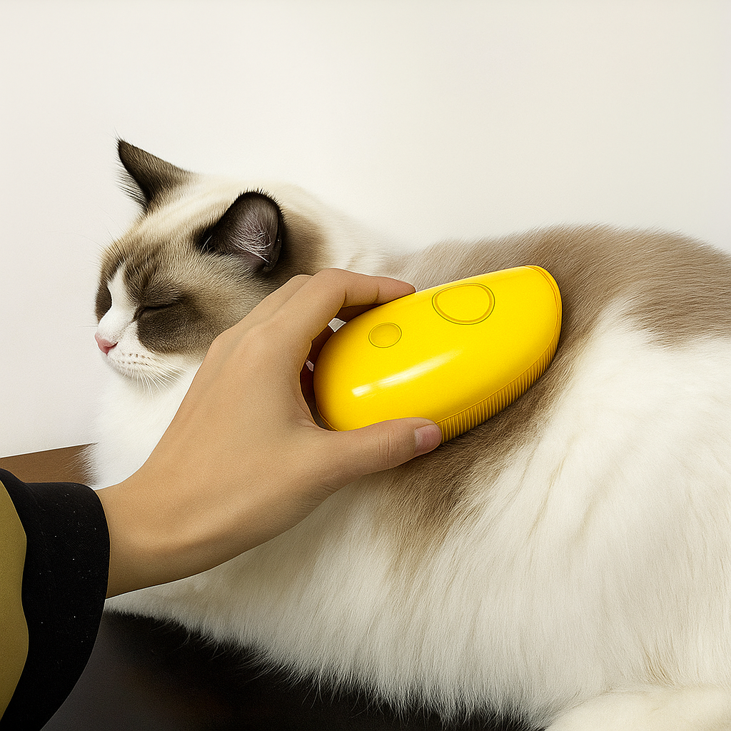 PetiBrosse – Brosse démêlante et anti-poils pour animaux