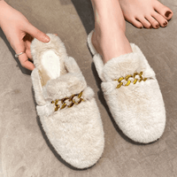 Pantoufles en Peluche Douilletes pour Dames