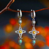 Boucles d'oreilles Aura en argent