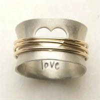 Bague d'amour vintage