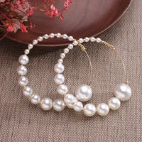 Boucles d'oreilles vintage en perles