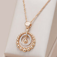 Collier Elégant Plaqué Or avec Zirconias