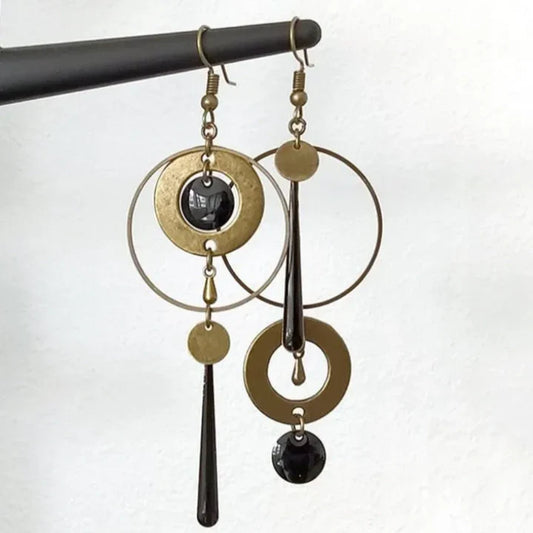 Boucles d'oreilles vintage doré