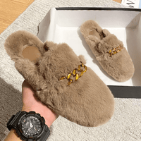 Pantoufles en Peluche Douilletes pour Dames