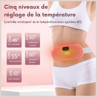 Ceinture Chauffante Utérine Intelligente pour Les Douleurs Menstruelles, Abdominales et Lombaires