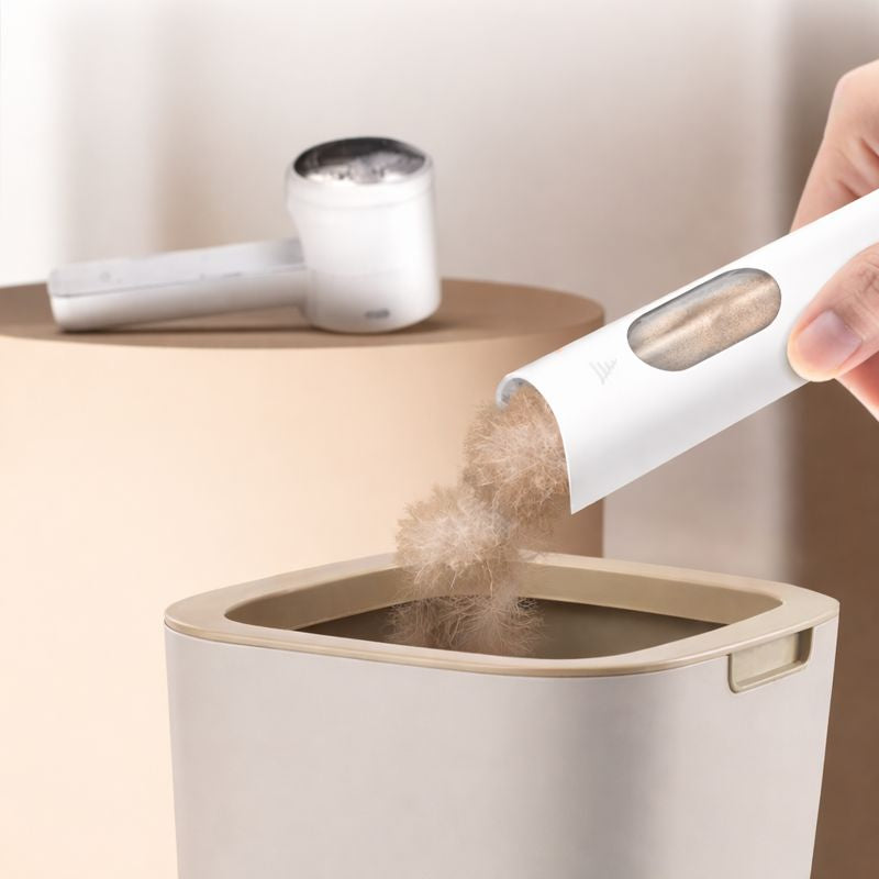 Rasoir anti-peluche USB rechargeable avec affichage numérique – Portable, moteur puissant à 3 vitesses