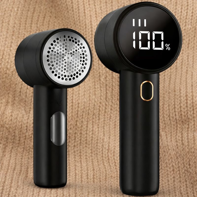 Rasoir anti-peluche USB rechargeable avec affichage numérique – Portable, moteur puissant à 3 vitesses