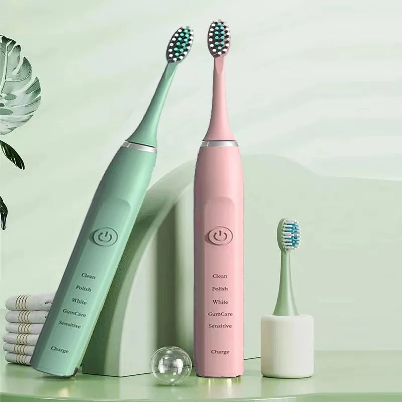 CleanFlex™ – Brosse à Dents Sonique Non-Rechargeable Élimination de Plaque