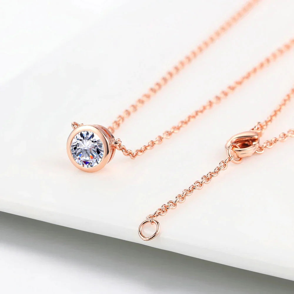 Collier de Zirconia en Or