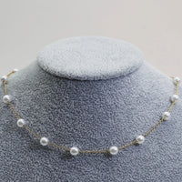 Collier de Petites Perles en Or