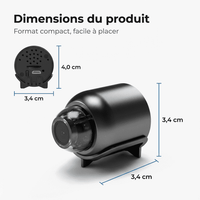 Comfexia™ – Mini Caméra Espion Sans Fil, Contrôle à Distance et Enregistrement HD