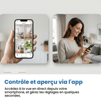 Comfexia™ – Mini Caméra Espion Sans Fil, Contrôle à Distance et Enregistrement HD