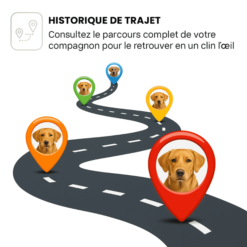 Comfexia™ – Collier GPS Chien Abonnement, Portée Illimitée