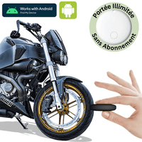 Comfexia™ – Traceur GPS Moto Sans Abonnement & Sans Carte SIM, Compatible Android & iOS