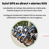 Comfexia™ – Traceur GPS Sans Abonnement, Assurez la Sécurité de Votre Moto