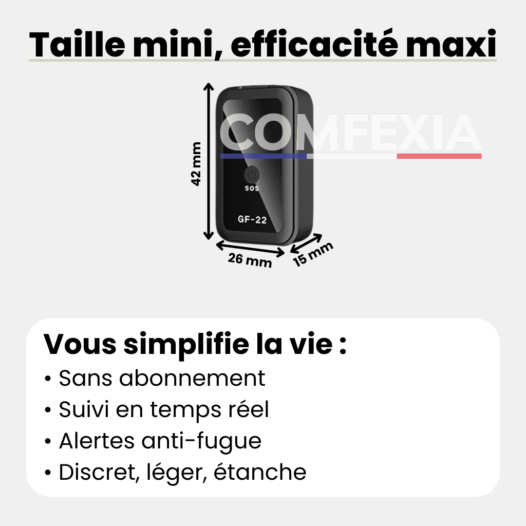 Comfexia™ – Traceur GPS Sans Abonnement, Assurez la Sécurité de Votre Moto