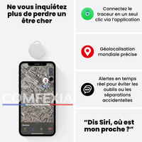 Comfexia™ – Traceur GPS Senior Sans Abonnement Ultra-Précis, Compatible Android & iOS