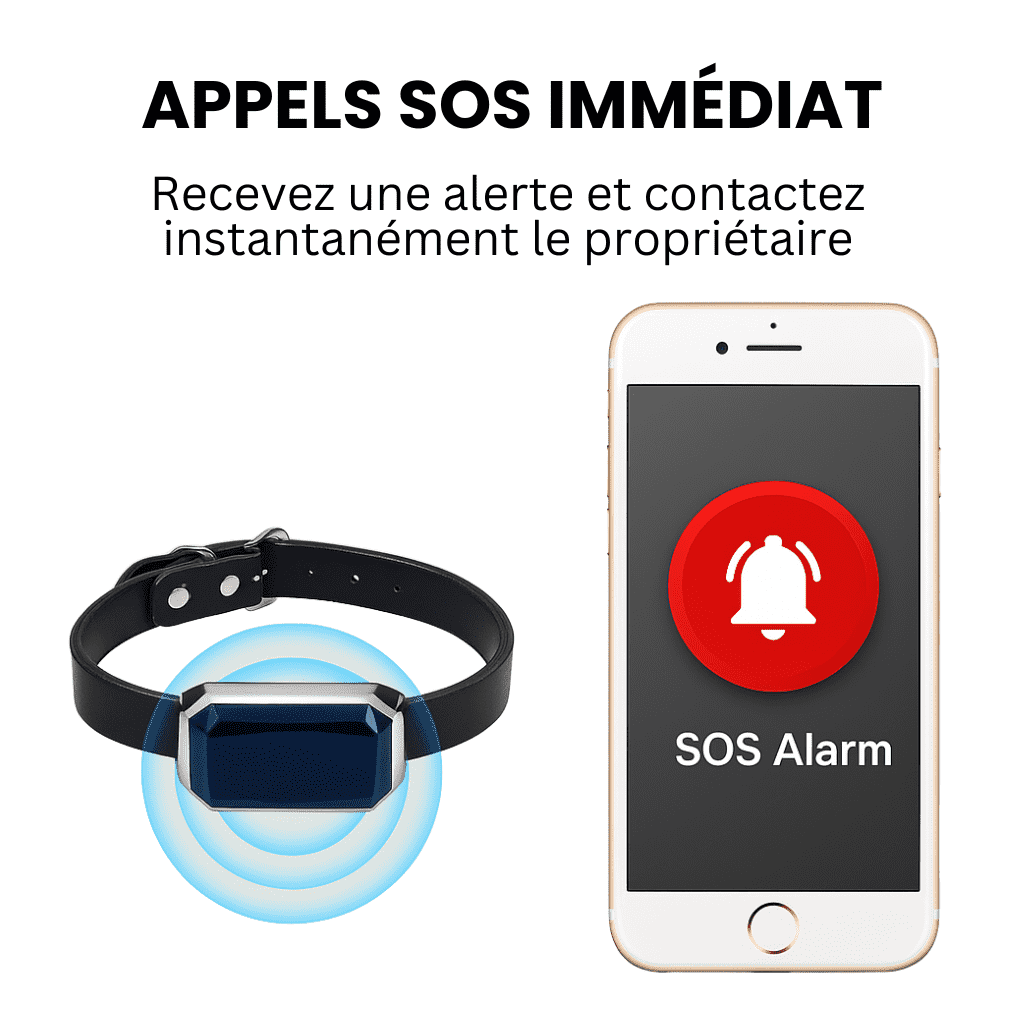 Comfexia™ – Collier GPS Sans Abonnement avec Portée Illimitée