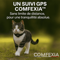 Comfexia™ – Collier GPS Sans Abonnement pour chat, IOS & Android