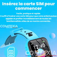 Comfexia™ – Montre Connectée Enfant 4G avec Appels & Jeux Éducatifs