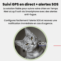Comfexia™ – Traceur GPS Chat Sans Abonnement, iOS Apple Find My