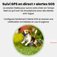 Comfexia™ – Traceur GPS Chien Sans Abonnement, Suivi Précis – IOS